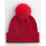 Snow Luxe Beanie - classic red