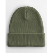 Czapka z organicznej bawełny z mankietem Original - olive green