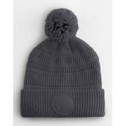 Fan Patch Beanie - graphite grey