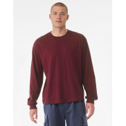 Koszulka z długimi rękawami Unisex Heavy Boxy Tee - natural