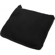 Koc z polaru/poduszka 2w1 RADCLIFF - czarny