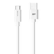 Kabel do transferu danych LK10 Typ - C Quick Charge 3.0 Silicon Power - biały