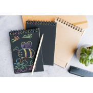 Notes tęczowa zdrapywanka BANGKOK - beżowy