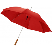 Parasol automatyczny Lisa 23'' z drewnianą rączką, czerwony