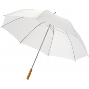 Parasol golfowy Karl 30'' z drewnianą rączką, biały