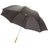 Parasol golfowy Karl 30'' z drewnianą rączką, czarny