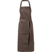 Fartuch Viera z 2 kieszeniami, brazowy