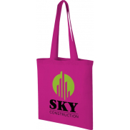 Torba bawełniana Carolina 100 g/m², różowy