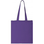Torba bawełniana Carolina 100 g/m², fioletowy