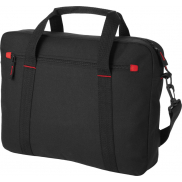 Torba Vancouver na laptop 15,4', czarny, czerwony