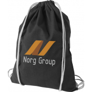 Plecak bawełniany premium Oregon, czarny