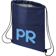 Torba chłodząca na 12 puszek Oriole ściągana sznurkiem, niebieski