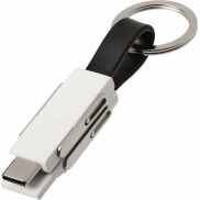 Jeden kabel 4-w-1 One, czarny