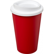 Kubek termiczny z serii Americano® o pojemności 350 ml, czerwony, biały