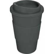 Kubek termiczny z serii Americano® o pojemności 350 ml z uchwytem, szary