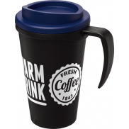 Kubek termiczny z serii Americano® Grande o pojemności 350 ml, czarny, niebieski