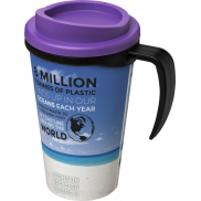 Kubek termiczny z serii Brite-Americano Grande o pojemności 350 ml, czarny, fioletowy