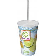 Kubek Brite-Americano® z podwójną ścianką o pojemności 350 ml, biały