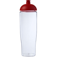 Bidon H2O Tempo® o pojemności 700 ml z wypukłym wieczkiem, biały, czerwony