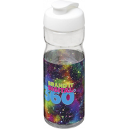 Bidon H2O Base® o pojemności 650 ml z wieczkiem zaciskowym, biały