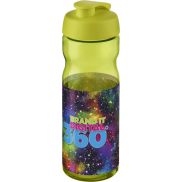 Bidon H2O Base® o pojemności 650 ml z wieczkiem zaciskowym, zielony