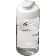 Bidon H2O Bop® o pojemności 500 ml z wieczkiem zaciskowym, biały
