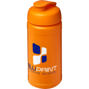 Bidon Baseline® Plus o pojemności 500 ml z wieczkiem zaciskowym, pomarańczowy