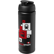 Bidon Baseline® Plus o pojemności 750 ml z wieczkiem zaciskowym, czarny