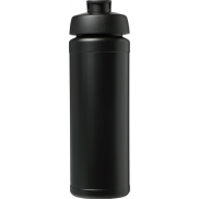 Bidon Baseline® Plus o pojemności 750 ml z wieczkiem zaciskowym i uchwytem, czarny