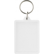 Prostokątny brelok Vito C1, biały