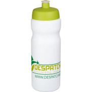 Bidon Baseline® Plus o pojemności 650 ml, biały, zielony