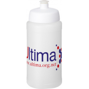 Bidon Baseline® Plus o pojemności 500 ml z wieczkiem sportowym, biały