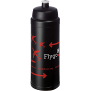 Bidon Baseline® Plus o pojemności 750 ml z wieczkiem sportowym, czarny