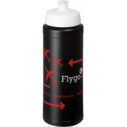 Bidon Baseline® Plus o pojemności 750 ml z wieczkiem sportowym, czarny, biały