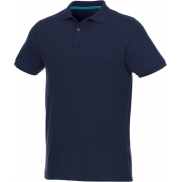 Beryl – męska koszulka polo z krótkim rękawem z bawełny organicznej i materiałów z recyklingu, xs, niebieski
