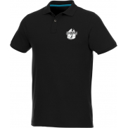 Beryl – męska koszulka polo z krótkim rękawem z bawełny organicznej i materiałów z recyklingu, xxl, czarny