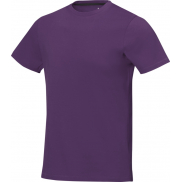 Męski t-shirt Nanaimo z krótkim rękawem, s, fioletowy
