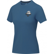 Damski t-shirt Nanaimo z krótkim rękawem, xxl, niebieski