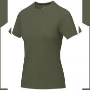 Damski t-shirt Nanaimo z krótkim rękawem, m, zielony