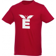 Męski T-shirt z krótkim rękawem Heros, 5xl, czerwony