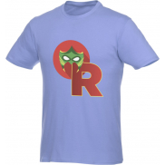 Męski T-shirt z krótkim rękawem Heros, xl, niebieski