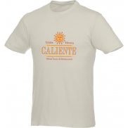 Męski T-shirt z krótkim rękawem Heros, l, szary