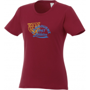 T-shirt damski z krótkim rękawem Heros, xl, czerwony