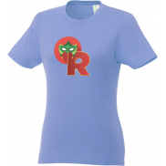 T-shirt damski z krótkim rękawem Heros, l, niebieski