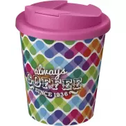 Brite-Americano® Espresso 250 ml tumbler with spill-proof lid, biały, różowy