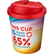 Brite-Americano® Eco szczelny izolowany kubek o pojemności 250 ml, czerwony