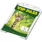 Pierre wizytownik z tworzyw sztucznych pochodzących z recyklingu , biały