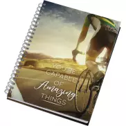 Desk-Mate® kalendarz A5 w twardej okładce bez dat, biały, czarny