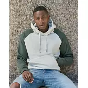 Dwukolorowa bluza z kapturem UNLABELED - heather/ink