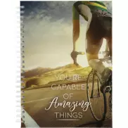 Desk-Mate® kalendarz A5 w twardej okładce bez dat, biały